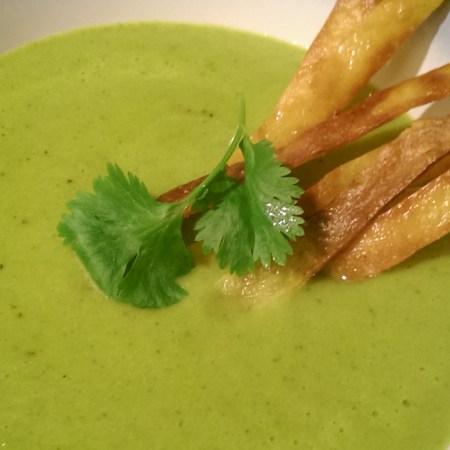 Roasted Hatch Chile Soup