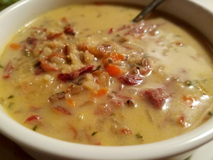 Smoked Turkey and Wild Rice Soup